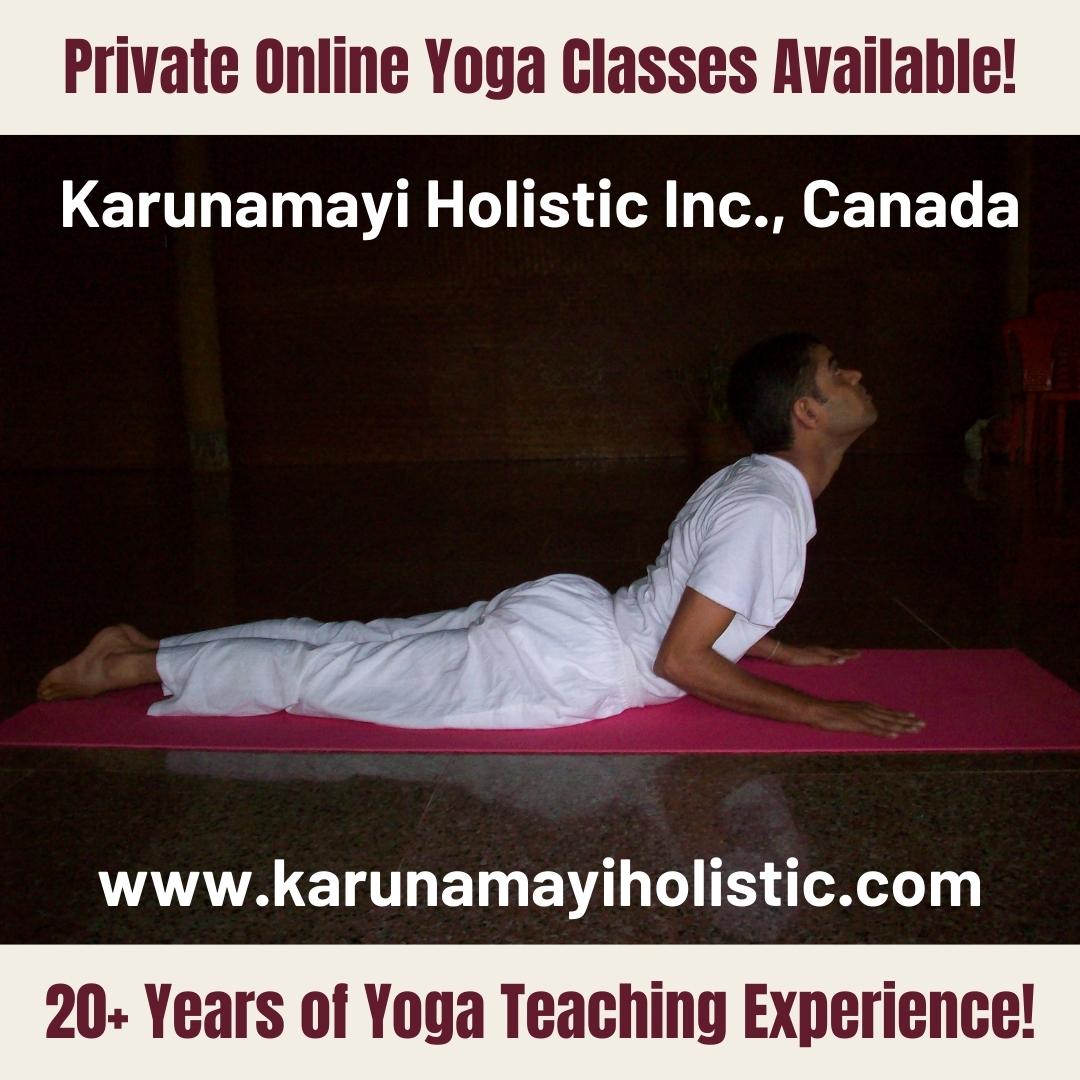 Private Online Class with Yoga Teacher Sri Kumaresan