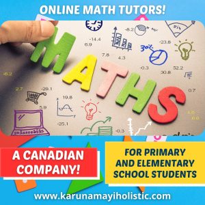 Online Math Tutors by Karunamayi Holistic Inc Canada US UK Europe Australia Dubai Asia India World