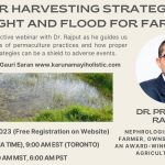 Webinar Confirmation: Water Harvesting Strategy for Drought and Flood for Farmers by Dr. Prashant Rajput