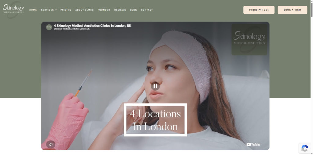 Karunamayi Holistic Inc - Website Design Social Media Ads - Skinology Medical Aesthetics London UK - Client of CTO Shakti Saran